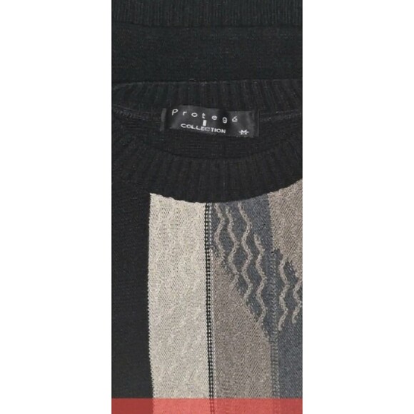 Vintage Made In USA 3D Men's Sweater  Protege Collection Coogi Style 90's SZ M - Picture 2 of 12